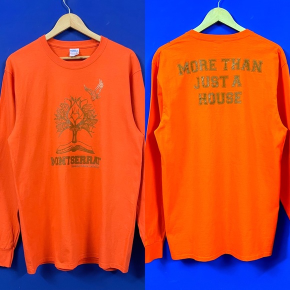 Port and Company Other - PORT & COMPANY AUTHENTIC HEAVY COTTON MONTSERRAT FULL SLEEVES GRAPHIC T-SHIRT